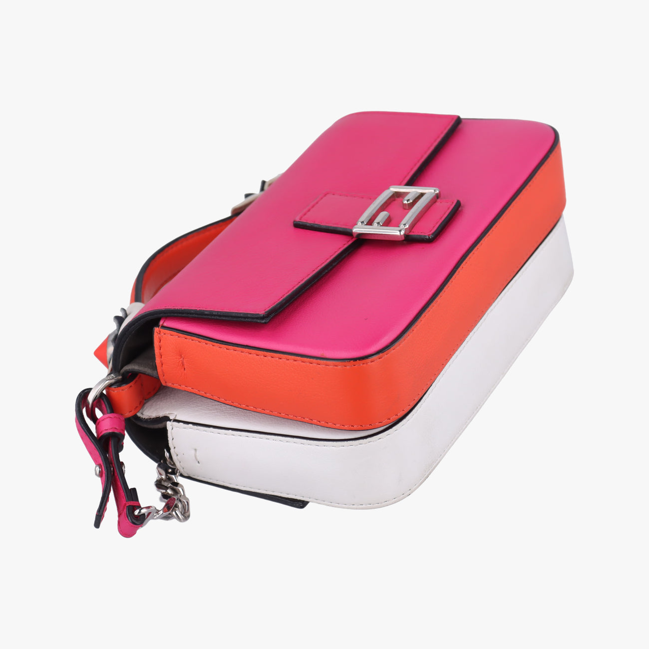 Micro Monster Double Baguettewhite/orange/rose pinkLeather8M03718M0371-7R8-168-8241マイクロモンスター ダブルバゲットホワイト/オレンジ/ローズピンク レザー8M03718M0371-7R8-168-8241