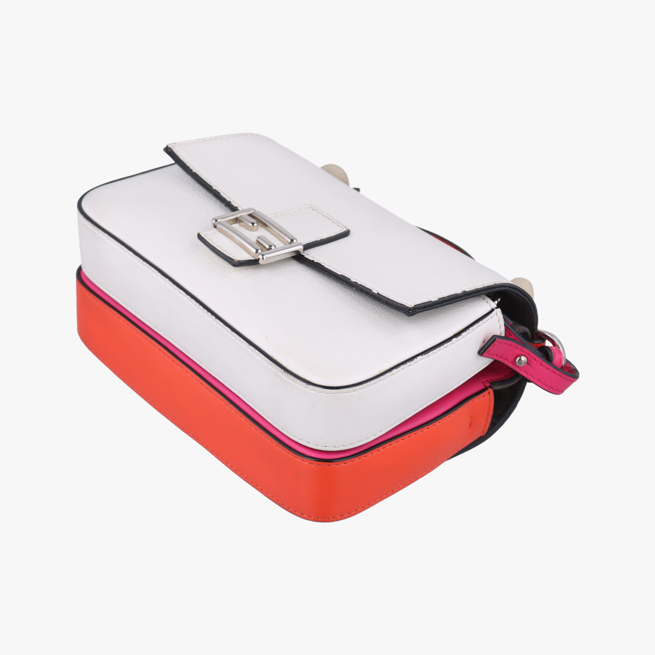 Micro Monster Double Baguettewhite/orange/rose pinkLeather8M03718M0371-7R8-168-8241マイクロモンスター ダブルバゲットホワイト/オレンジ/ローズピンク レザー8M03718M0371-7R8-168-8241