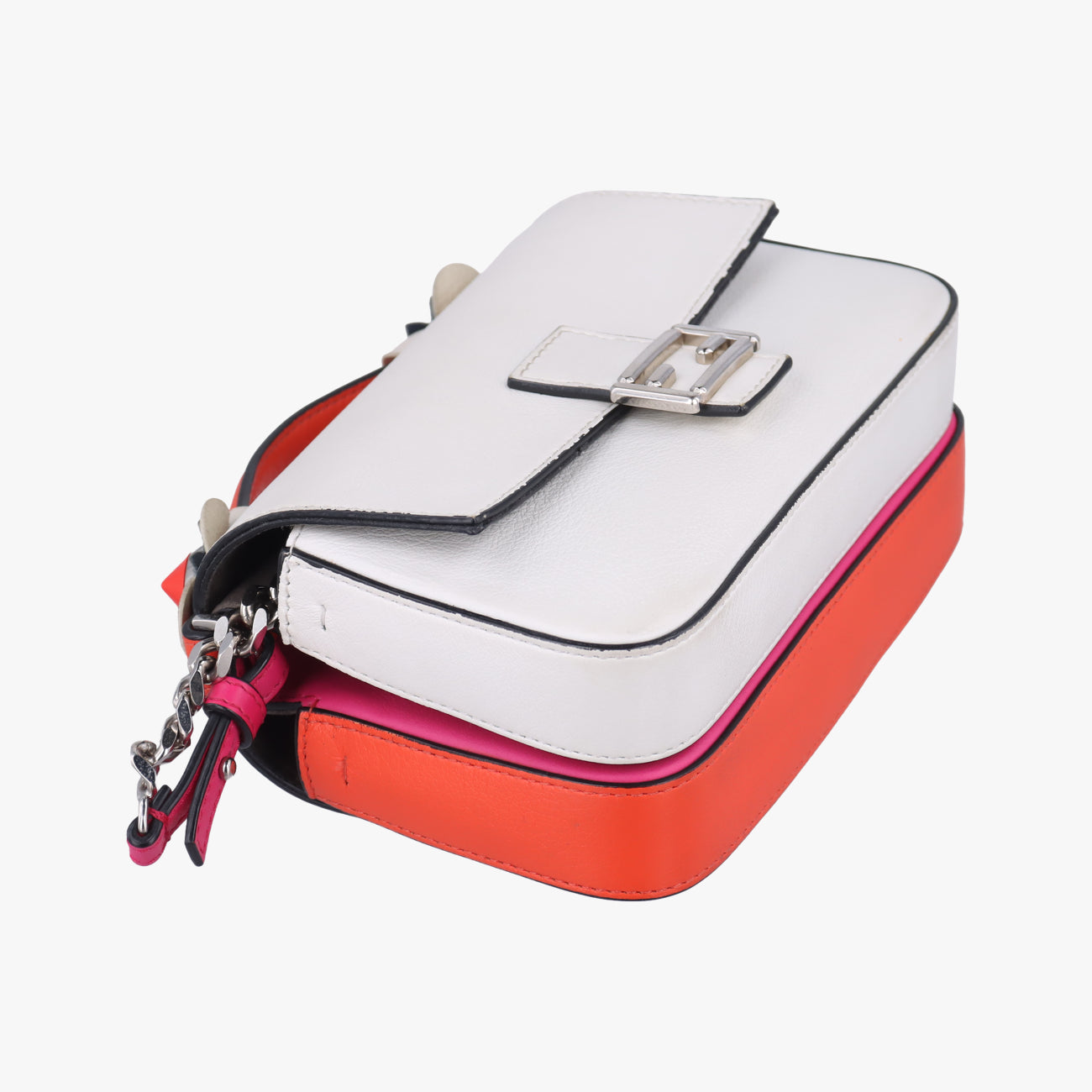 Micro Monster Double Baguettewhite/orange/rose pinkLeather8M03718M0371-7R8-168-8241マイクロモンスター ダブルバゲットホワイト/オレンジ/ローズピンク レザー8M03718M0371-7R8-168-8241