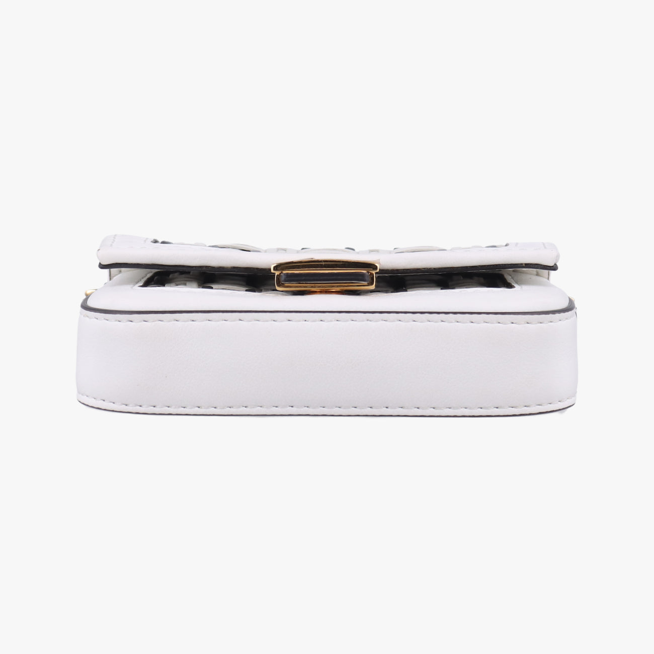 Nano Baguette CharmBlack/WhiteLeather7AR8447AR844-AFCQ-218-0189ナノ バゲット チャームブラック/ホワイトレザー7AR8447AR844-AFCQ-218-0189