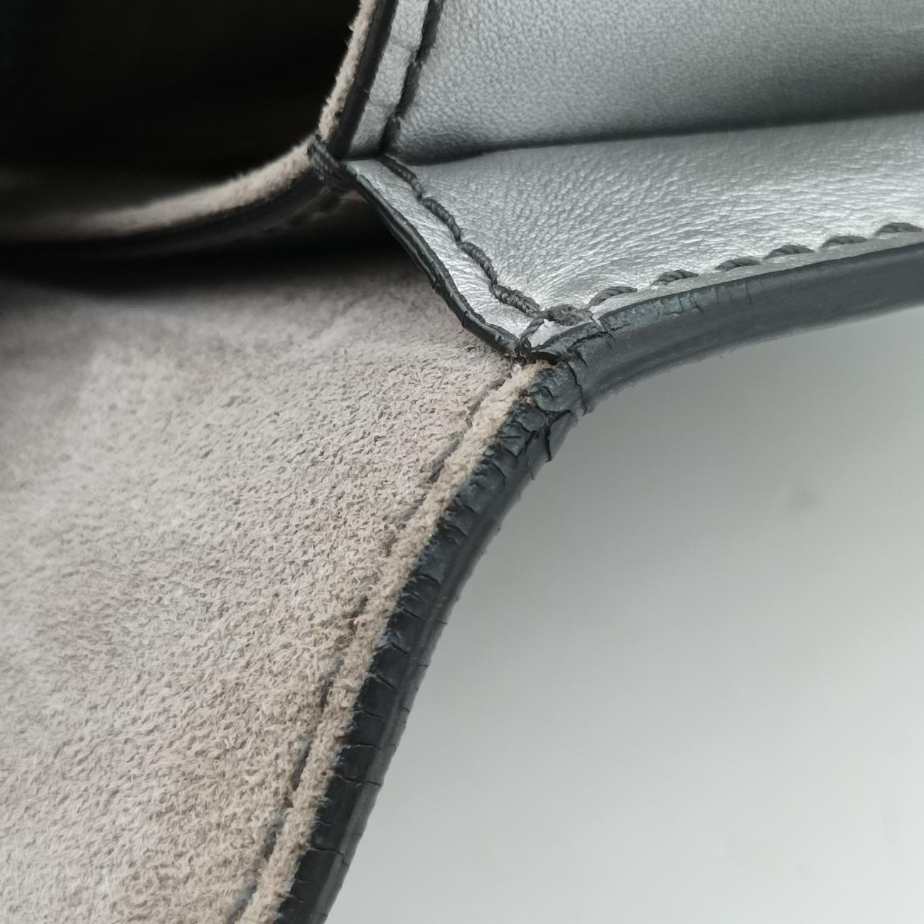 DiorevolutionSilverLeather19-MA-0147ディオール エボリューション フラップシルバーレザー19-MA-0147