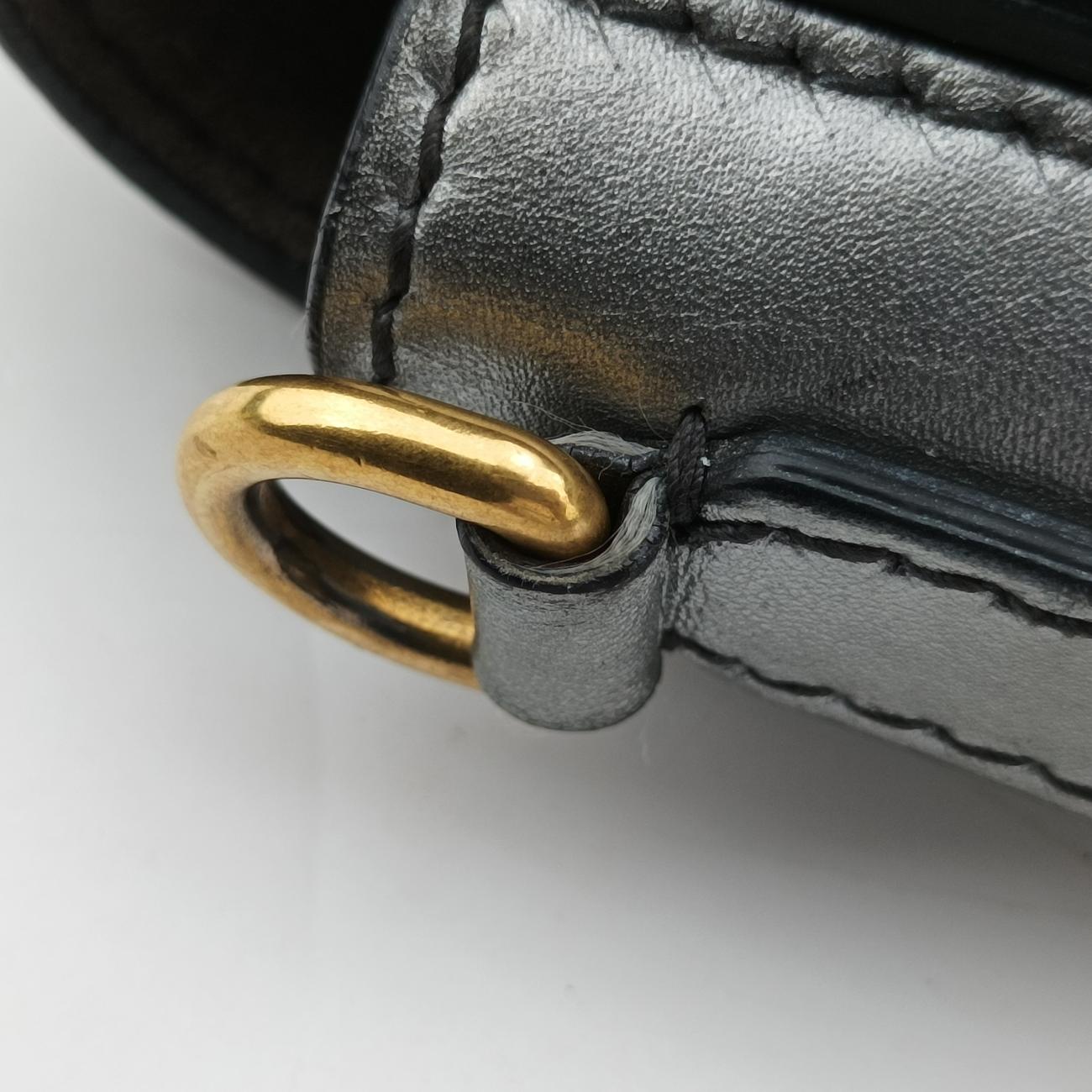 DiorevolutionSilverLeather19-MA-0147ディオール エボリューション フラップシルバーレザー19-MA-0147