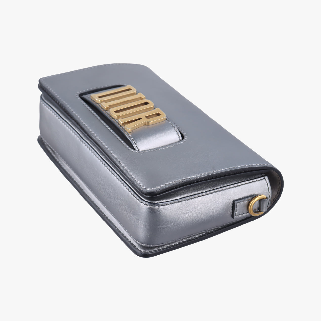 DiorevolutionSilverLeather19-MA-0147ディオール エボリューション フラップシルバーレザー19-MA-0147