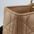 Lady DiorBeigeLambskin01-MA-0112レディディオールベージュラムスキン01-MA-0112