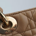 Lady DiorBeigeLambskin01-MA-0112レディディオールベージュラムスキン01-MA-0112