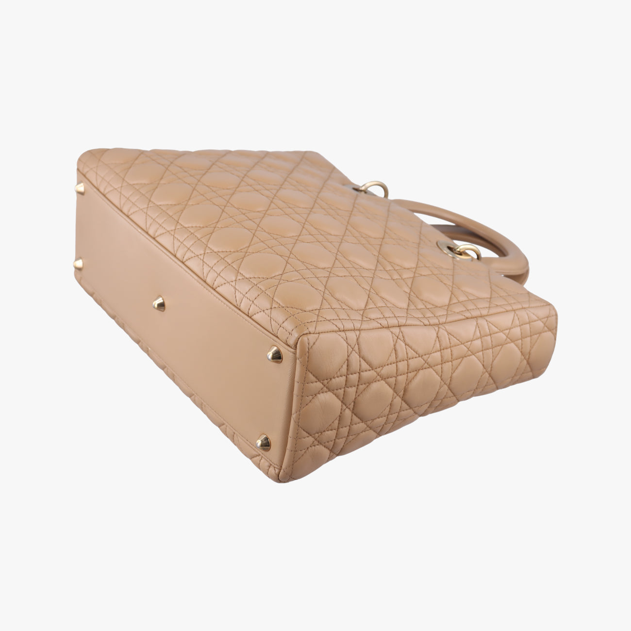 Lady DiorBeigeLambskin01-MA-0112レディディオールベージュラムスキン01-MA-0112