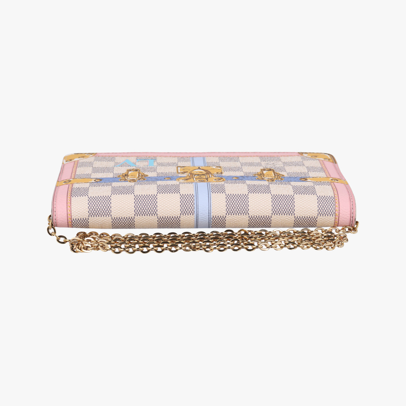 Summer Trunks Pochette WeekendAzur×multiDamier CanvasN60108UB1198サマートランク ポシェット ウィークエンドアズール×マルチダミエキャンバN60108UB1198