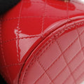 Matelasse CC Allure Vanity CaseRedPatentAP157330581520マトラッセ ココ アリュール バニティ ケースレッドパテントAP157330581520