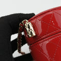 Matelasse CC Allure Vanity CaseRedPatentAP157330581520マトラッセ ココ アリュール バニティ ケースレッドパテントAP157330581520