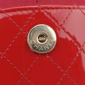 Matelasse CC Allure Vanity CaseRedPatentAP157330581520マトラッセ ココ アリュール バニティ ケースレッドパテントAP157330581520
