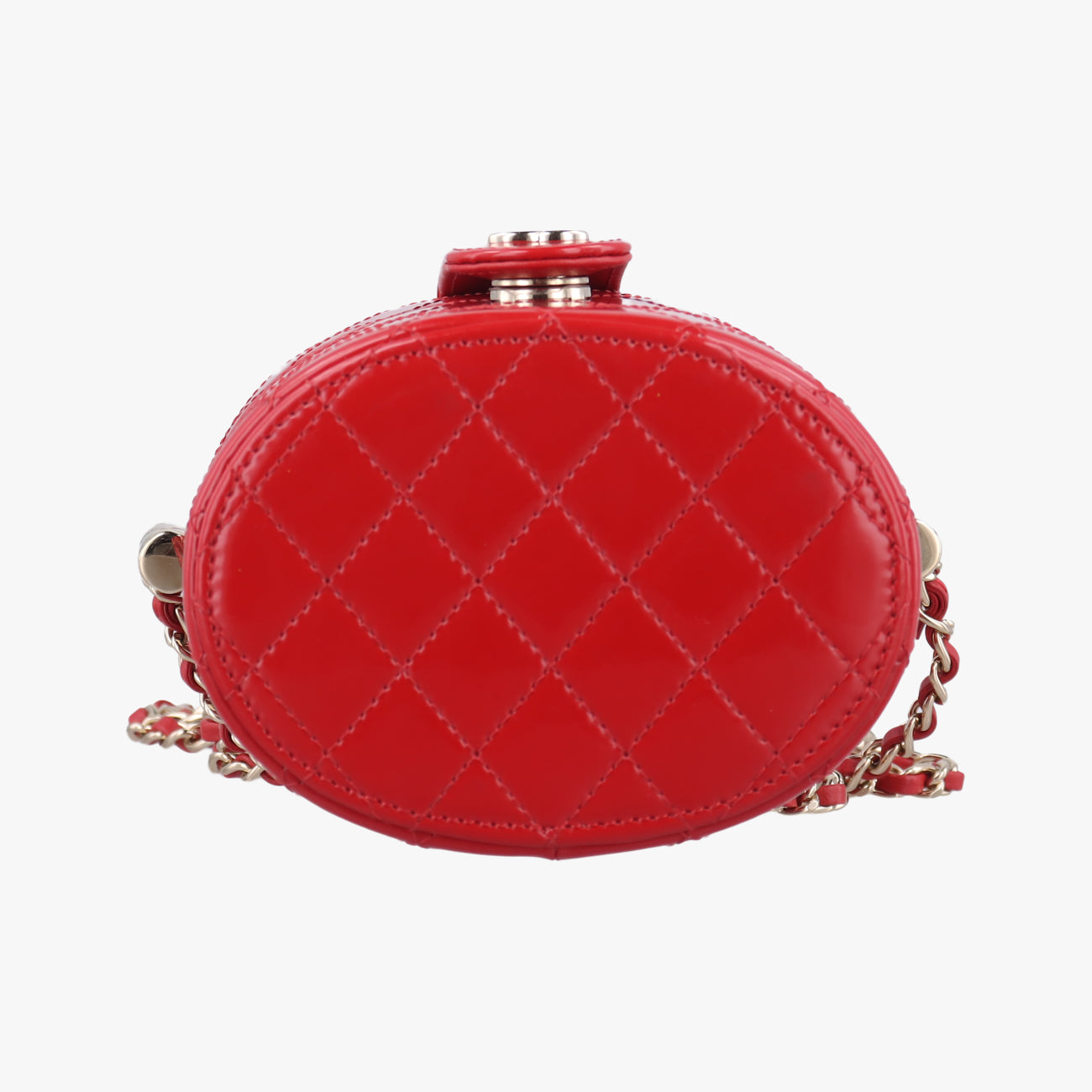 Matelasse CC Allure Vanity CaseRedPatentAP157330581520マトラッセ ココ アリュール バニティ ケースレッドパテントAP157330581520