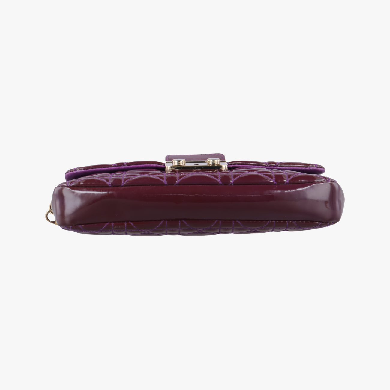 Miss Dior Cannage New RockPurplePatent Leather02-LU-0132ミス ディオール カナージュ ニューロックパープルパテント02-LU-0132