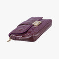 Miss Dior Cannage New RockPurplePatent Leather02-LU-0132ミス ディオール カナージュ ニューロックパープルパテント02-LU-0132