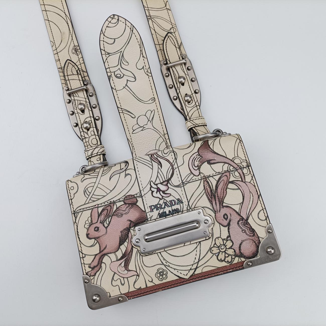 Rabbit print Cahier MulticolourLeather25ラビットプリント カイエマルチカラーレザー25