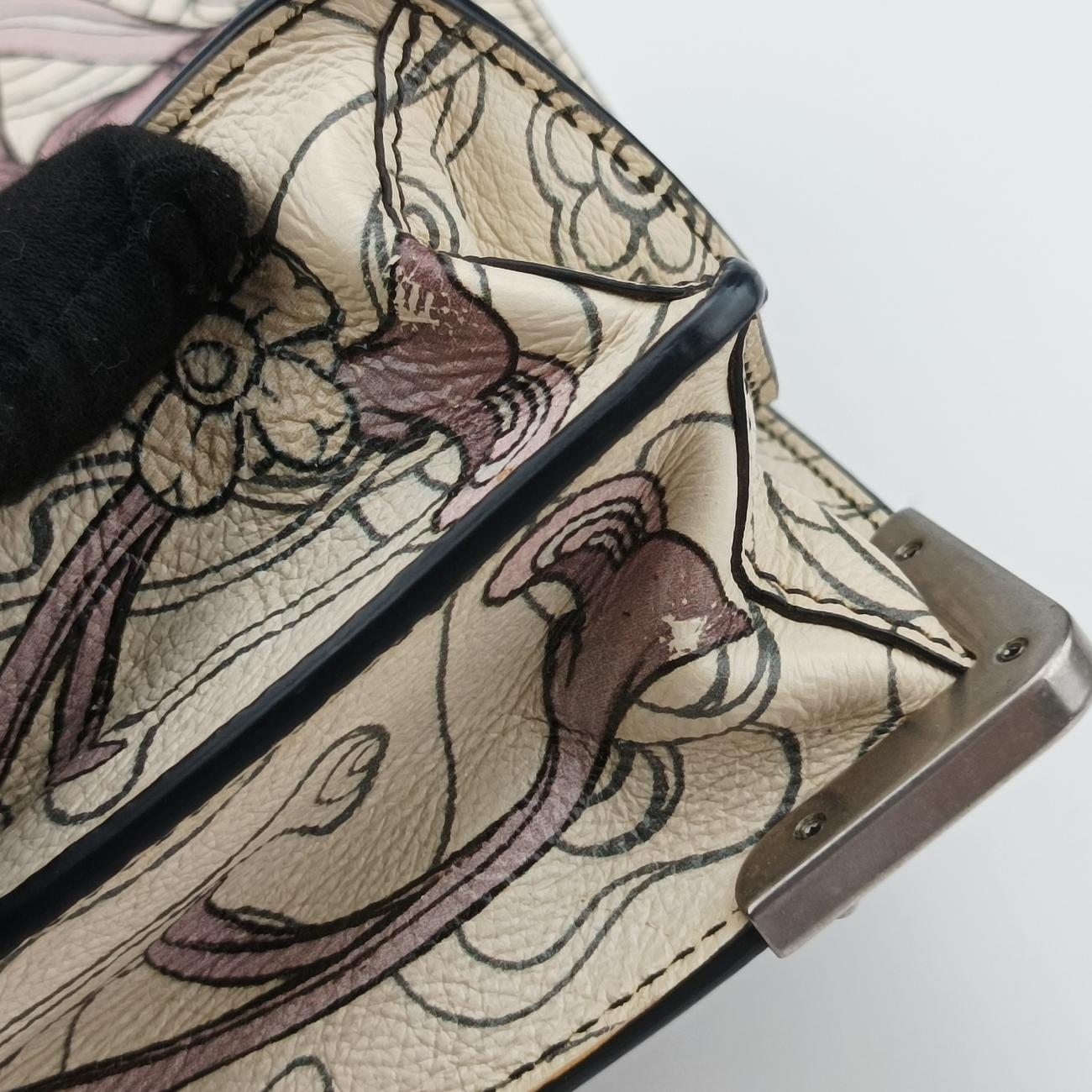 Rabbit print Cahier MulticolourLeather25ラビットプリント カイエマルチカラーレザー25