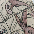 Rabbit print Cahier MulticolourLeather25ラビットプリント カイエマルチカラーレザー25