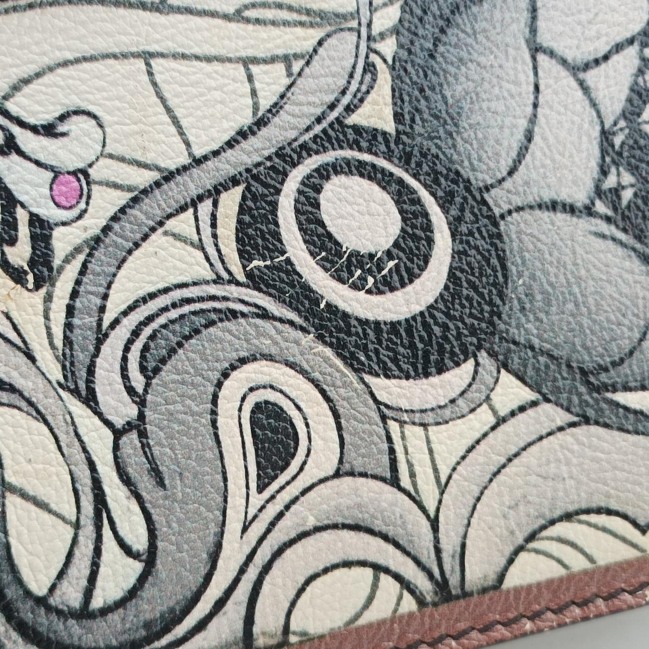 Rabbit print Cahier MulticolourLeather25ラビットプリント カイエマルチカラーレザー25