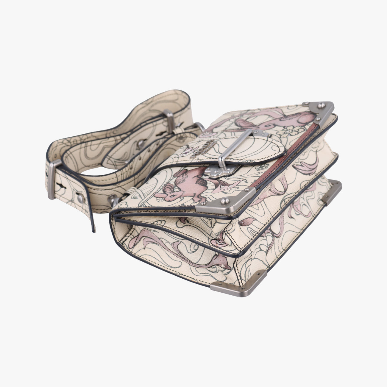 Rabbit print Cahier MulticolourLeather25ラビットプリント カイエマルチカラーレザー25
