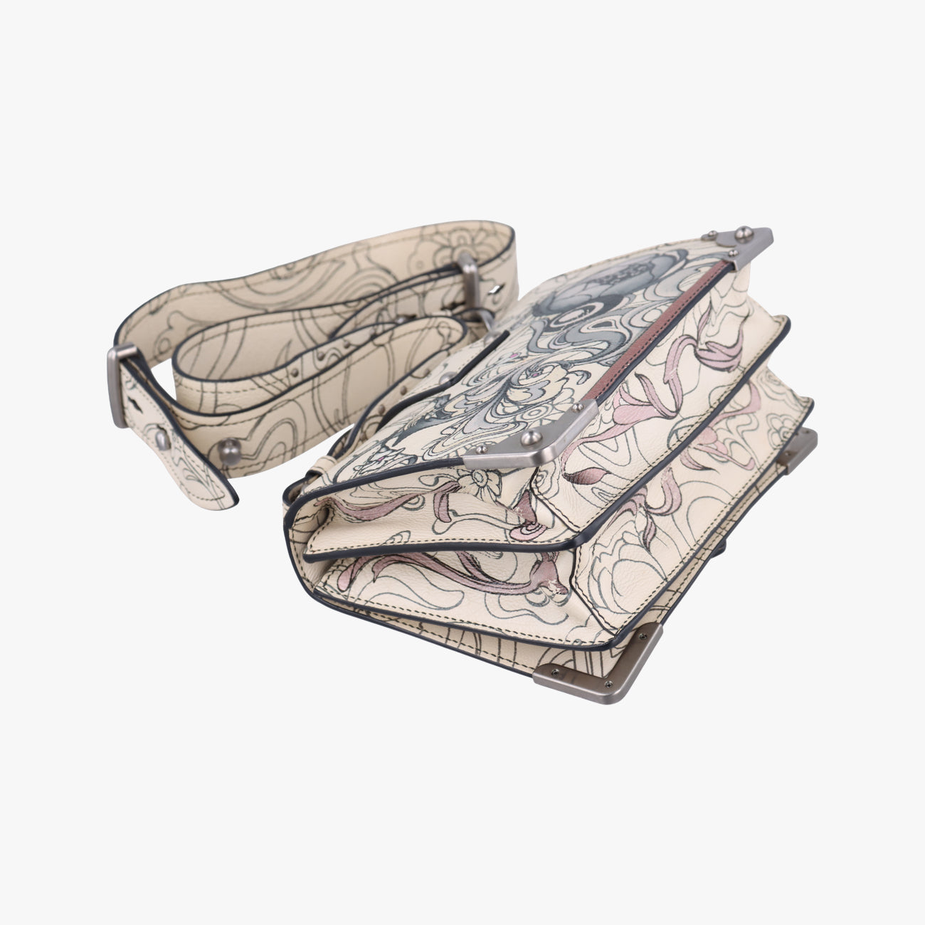 Rabbit print Cahier MulticolourLeather25ラビットプリント カイエマルチカラーレザー25