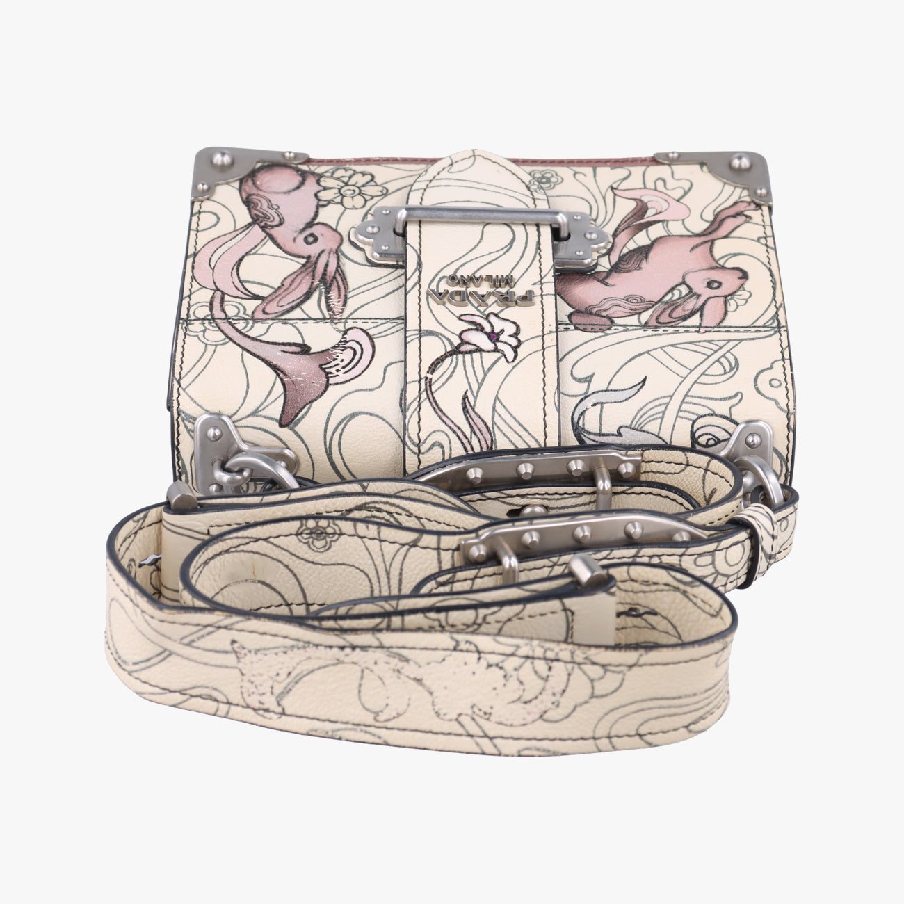Rabbit print Cahier MulticolourLeather25ラビットプリント カイエマルチカラーレザー25