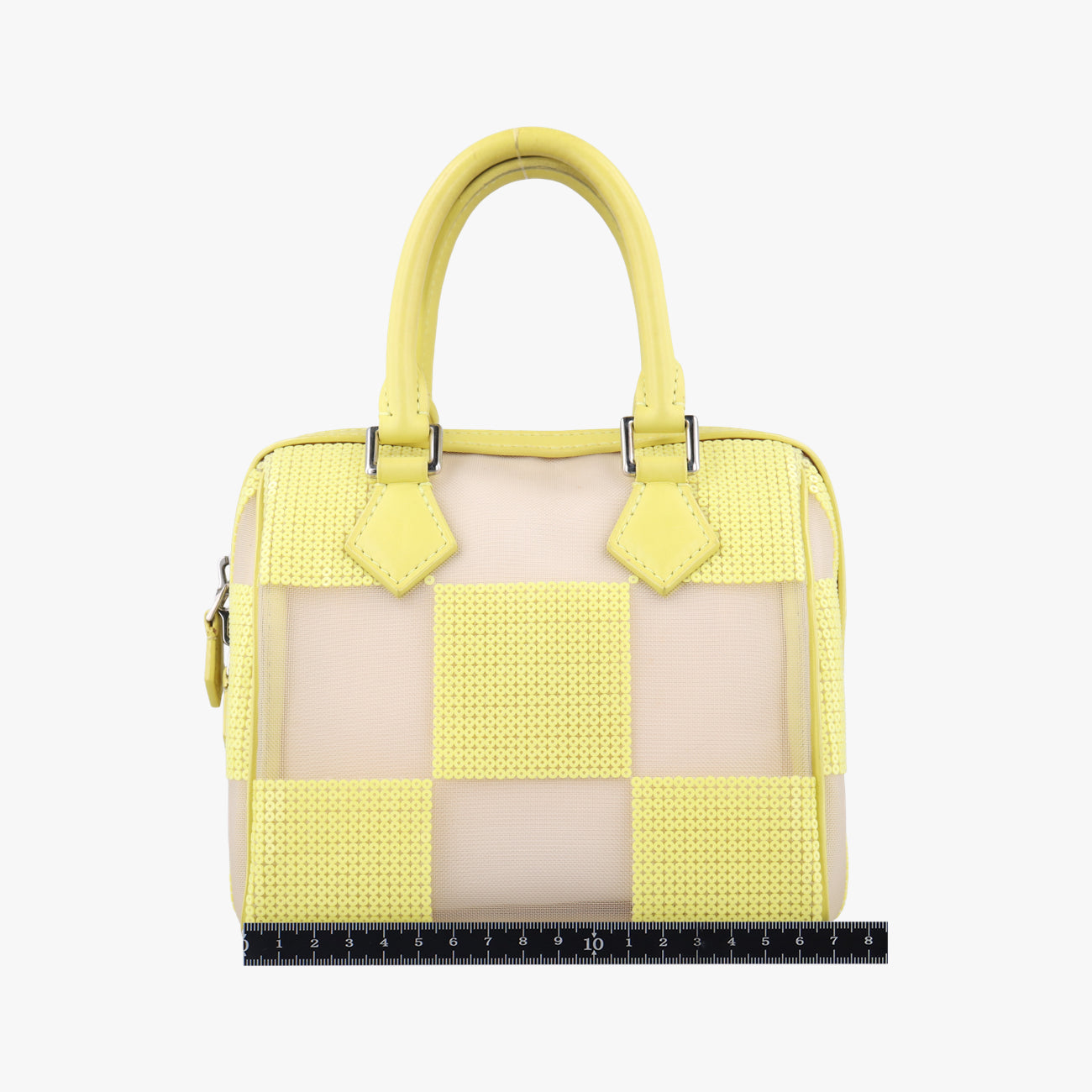 Speedy CubeSequined Jaune×WhitesequinsM48900FO0173スピーディキューブスパンコールジョーヌ×ホワイトスパンコールM48900FO0173