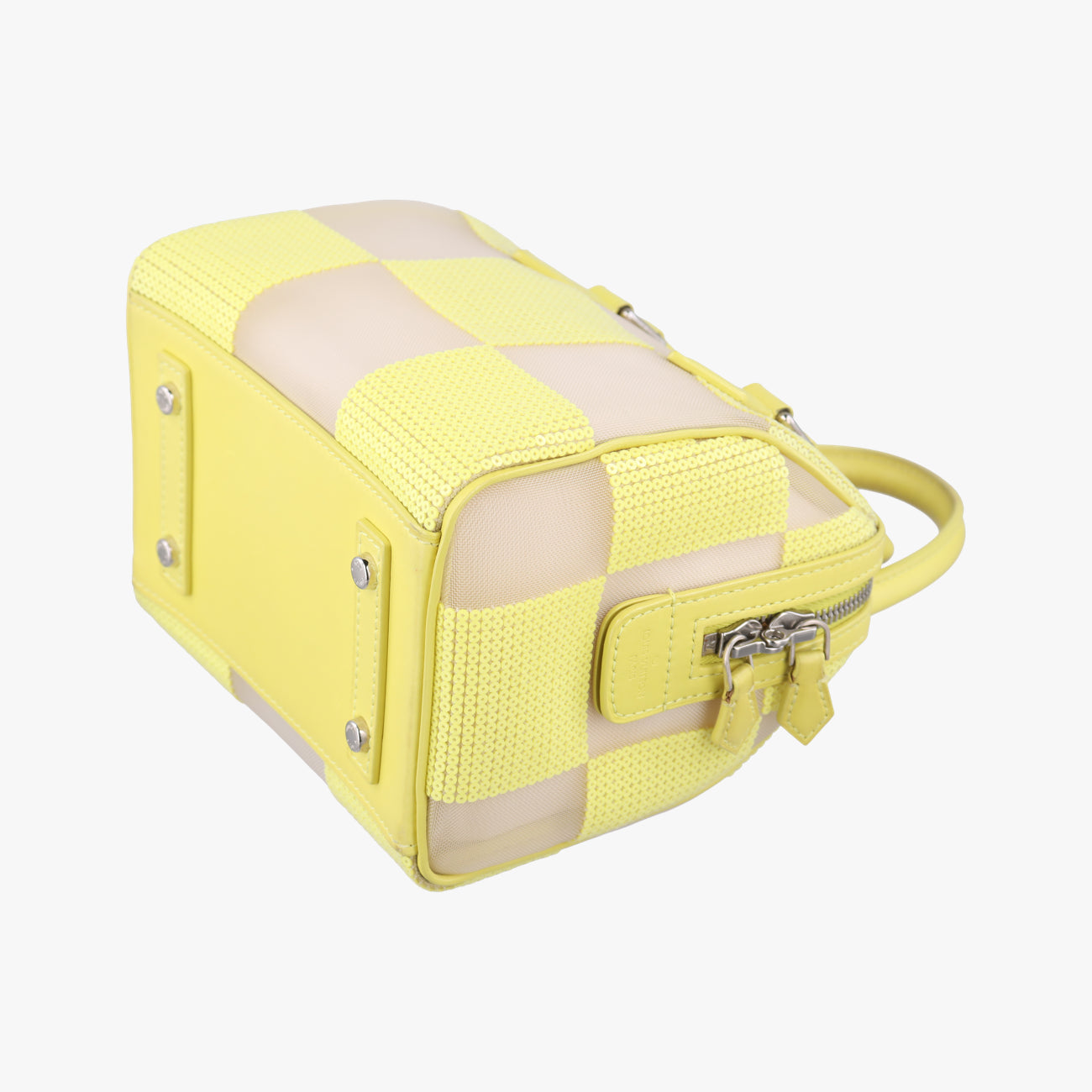 Speedy CubeSequined Jaune×WhitesequinsM48900FO0173スピーディキューブスパンコールジョーヌ×ホワイトスパンコールM48900FO0173