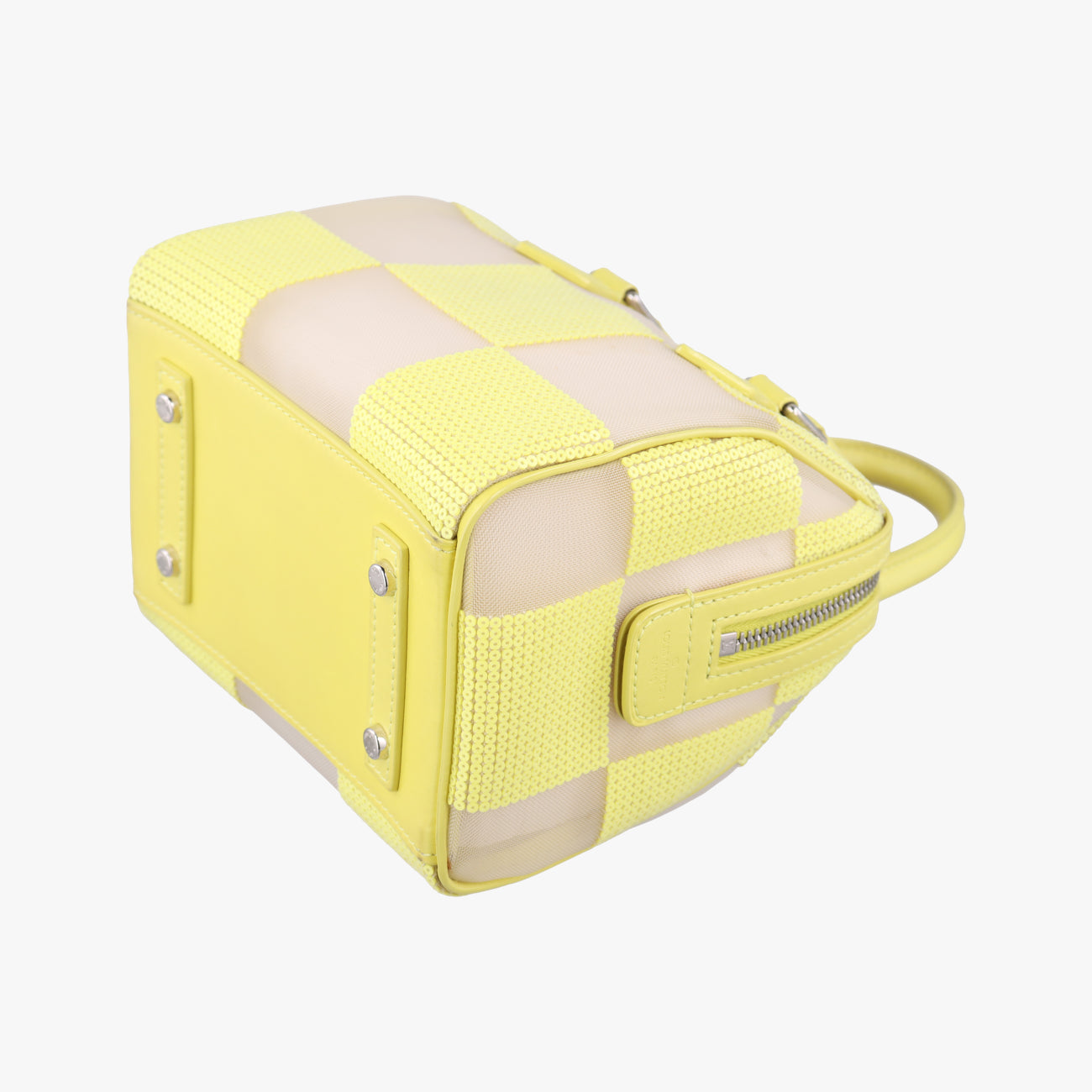 Speedy CubeSequined Jaune×WhitesequinsM48900FO0173スピーディキューブスパンコールジョーヌ×ホワイトスパンコールM48900FO0173