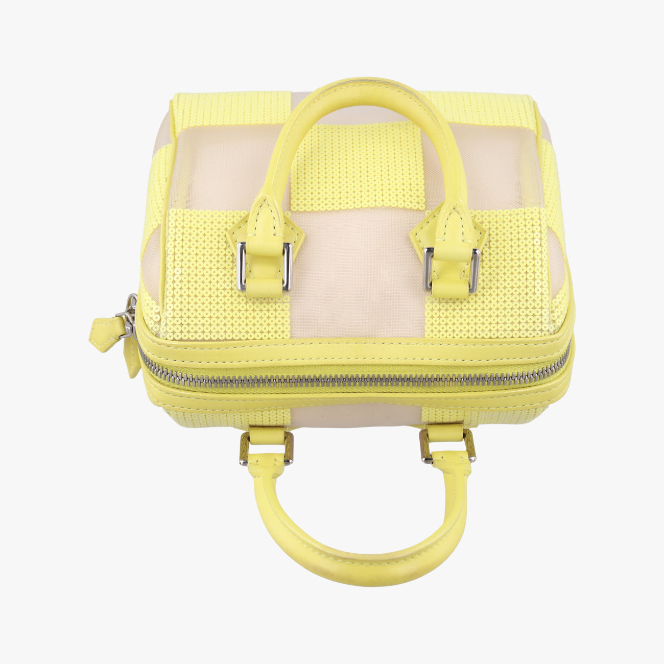 Speedy CubeSequined Jaune×WhitesequinsM48900FO0173スピーディキューブスパンコールジョーヌ×ホワイトスパンコールM48900FO0173