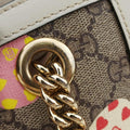 PadlockBeige x MulticolorPVC coated canvas498156C035184653パドロックベージュｘマルチカラーPVCコーティングキャンバス498156C035184653
