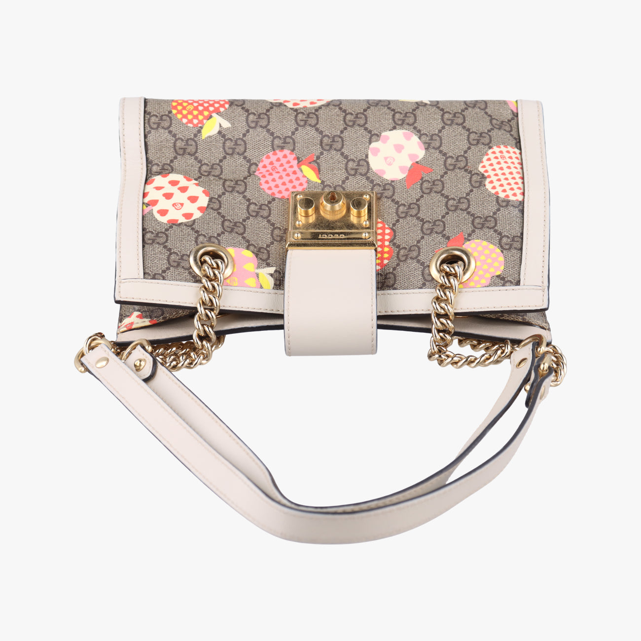 PadlockBeige x MulticolorPVC coated canvas498156C035184653パドロックベージュｘマルチカラーPVCコーティングキャンバス498156C035184653