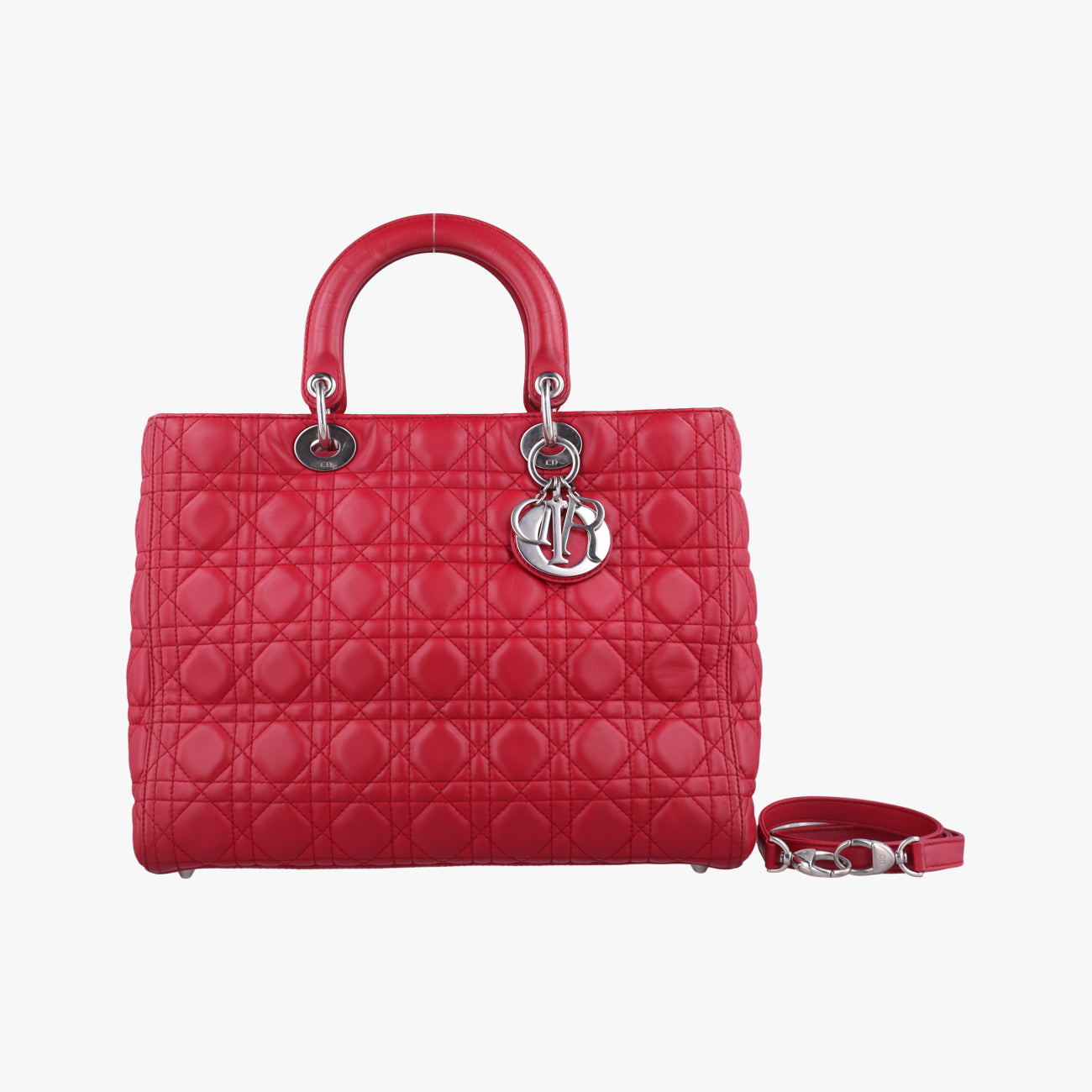 Lady DiorRedlambskin02-MA-0172レディディオールレッドラムスキン02-MA-0172