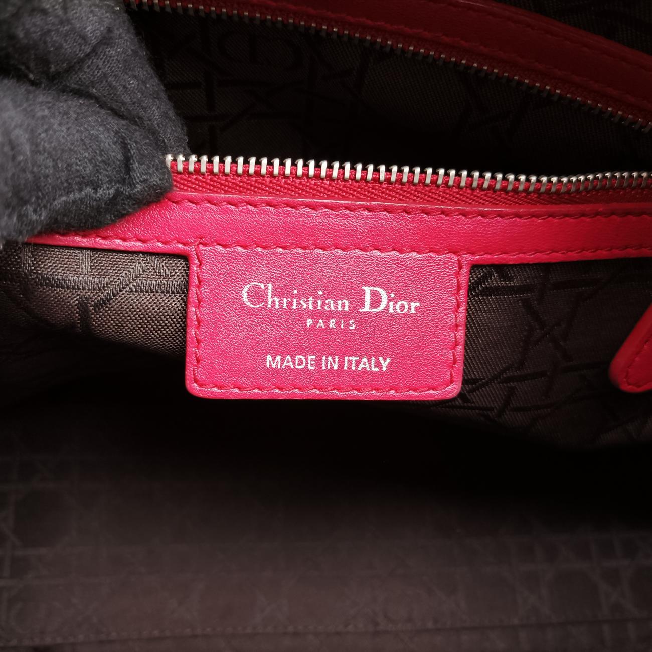Lady DiorRedlambskin02-MA-0172レディディオールレッドラムスキン02-MA-0172