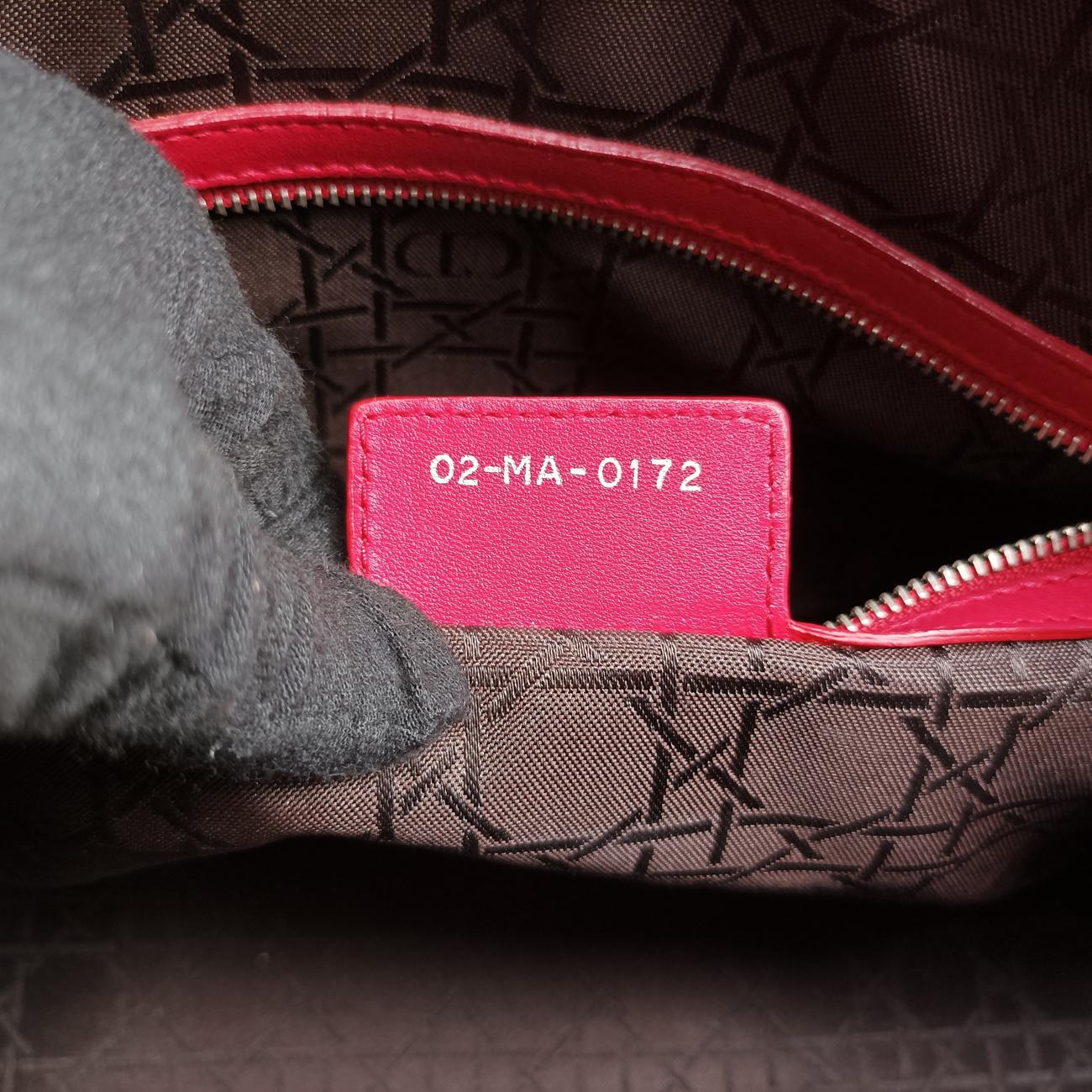 Lady DiorRedlambskin02-MA-0172レディディオールレッドラムスキン02-MA-0172