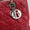 Lady DiorRedlambskin02-MA-0172レディディオールレッドラムスキン02-MA-0172