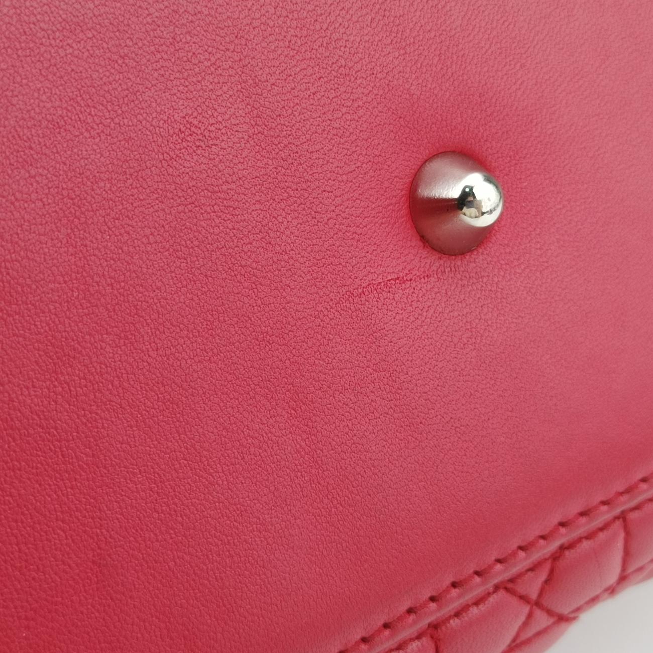 Lady DiorRedlambskin02-MA-0172レディディオールレッドラムスキン02-MA-0172
