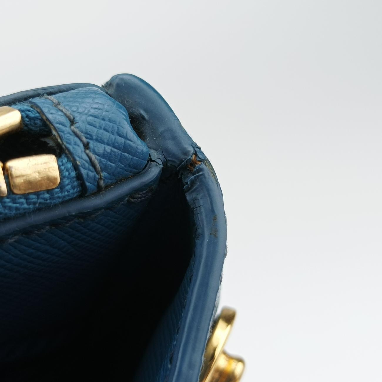 GalleriaBlueSAFFIANO LeatherBN2274204 58/NガレリアブルーサフィアーノレザーBN2274204 58/N