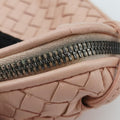 NODINI IntrecciatoPinklambskinB03964940Jノディーニ イントレチャートピンクラムスキンB03964940J