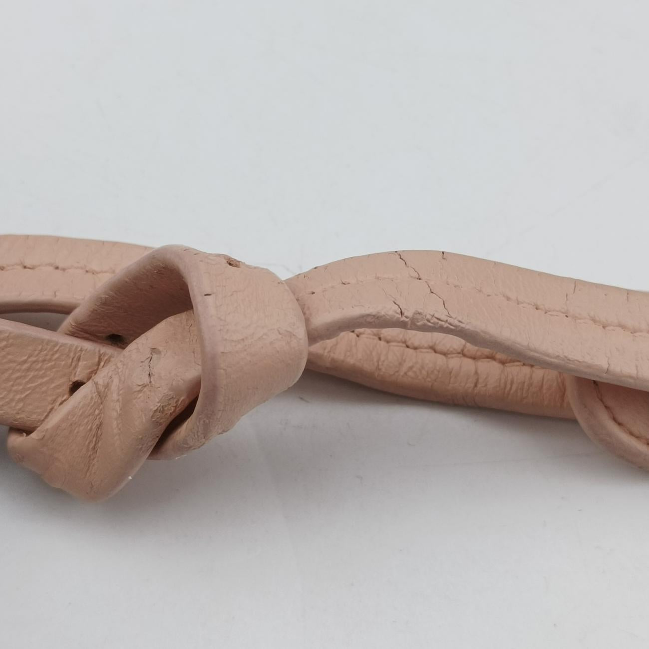 NODINI IntrecciatoPinklambskinB03964940Jノディーニ イントレチャートピンクラムスキンB03964940J