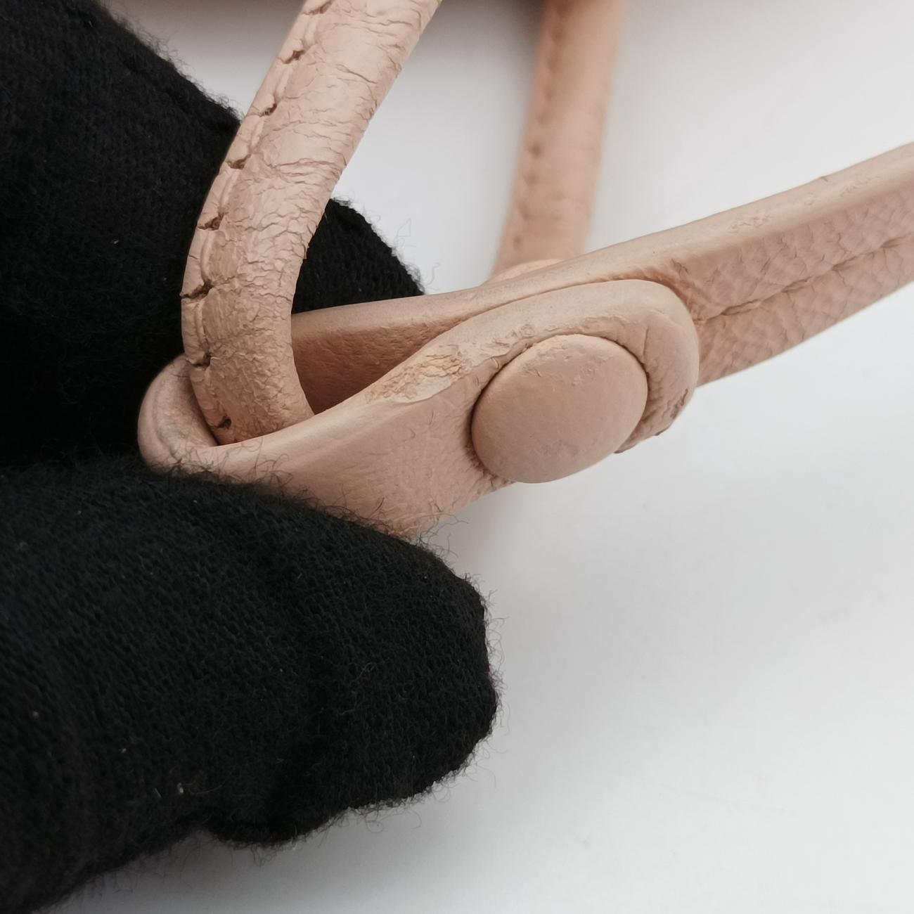 NODINI IntrecciatoPinklambskinB03964940Jノディーニ イントレチャートピンクラムスキンB03964940J