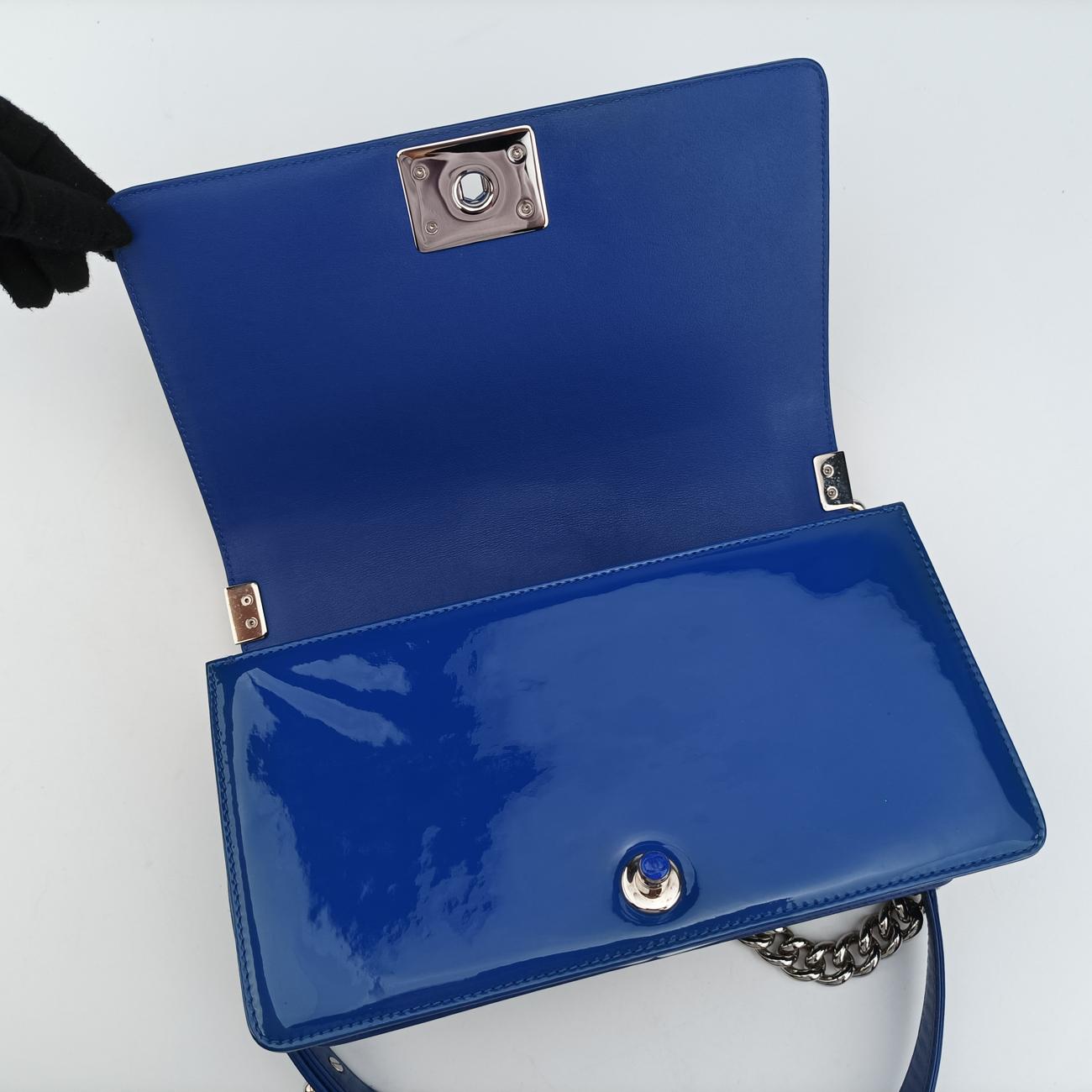 BOY CHANELBluePatentA9269320476933ボーイシャネルブルーパテントA9269320476933