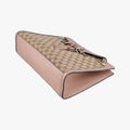 EmilyBeige×BrownFabric x leather295403B012937100エミリーベージュ×ブラウンファブリック×レザー295403B012937100