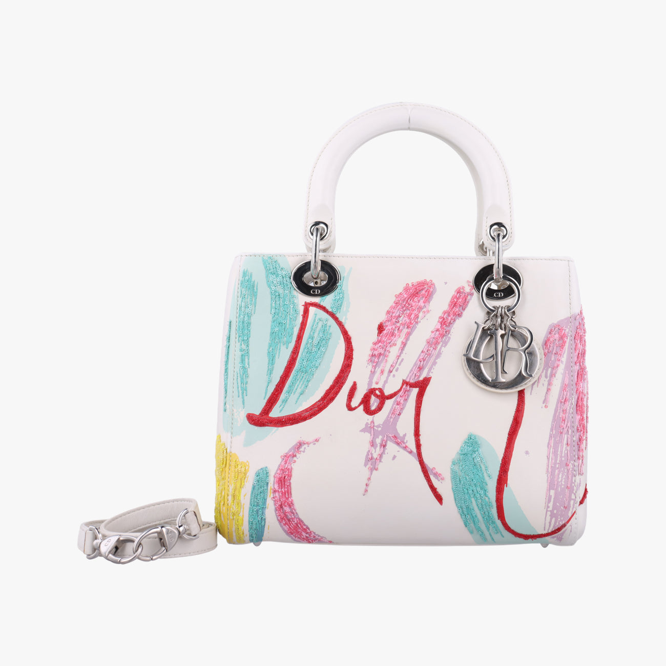 Lady DiorMulticolourLeather18-MA-0115レディディオールマルチカラーレザー18-MA-0115