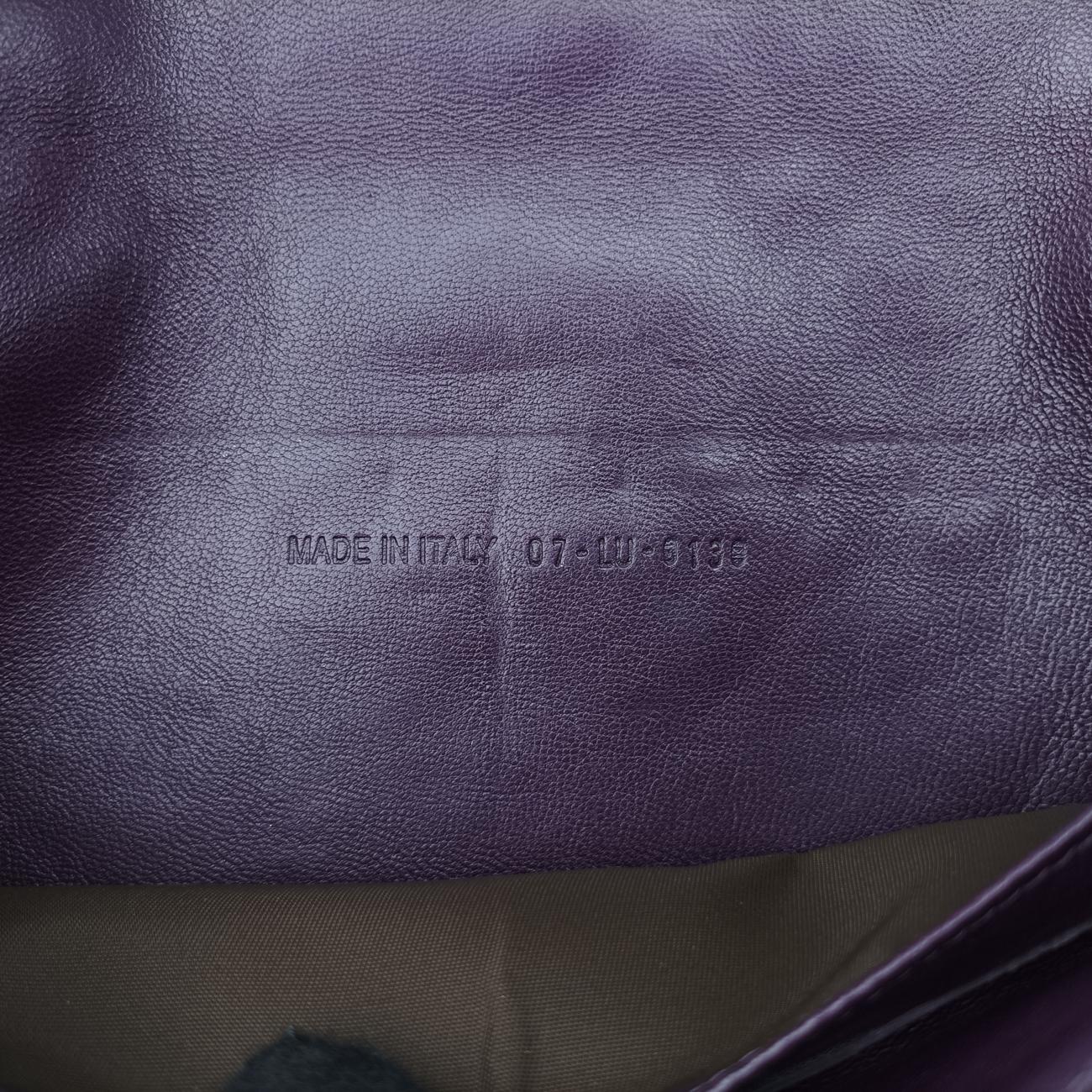 Miss Dior Cannage New LockDark Purplelambskin07-LU-0130ミスディオール カナージュ ニューロックダークパープルラムスキン07-LU-0130