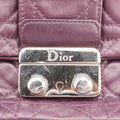 Miss Dior Cannage New LockDark Purplelambskin07-LU-0130ミスディオール カナージュ ニューロックダークパープルラムスキン07-LU-0130