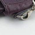 Miss Dior Cannage New LockDark Purplelambskin07-LU-0130ミスディオール カナージュ ニューロックダークパープルラムスキン07-LU-0130