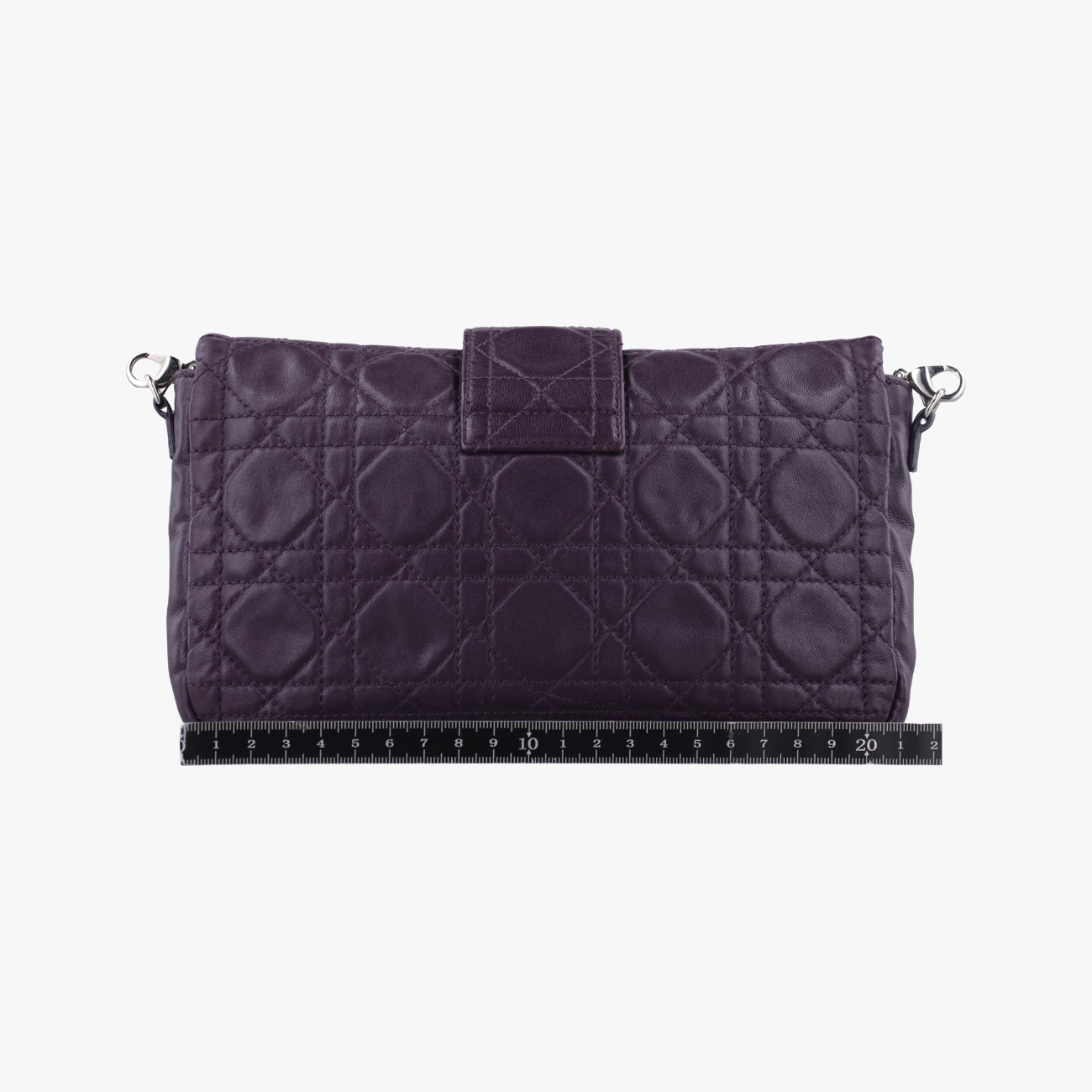 Miss Dior Cannage New LockDark Purplelambskin07-LU-0130ミスディオール カナージュ ニューロックダークパープルラムスキン07-LU-0130