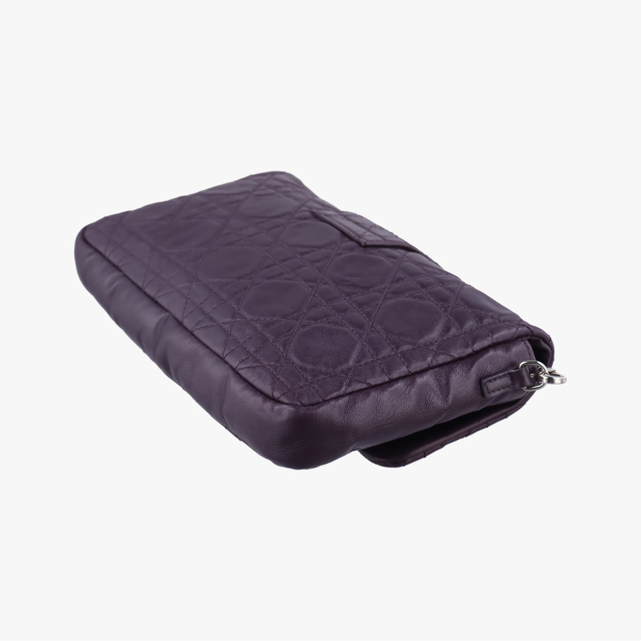 Miss Dior Cannage New LockDark Purplelambskin07-LU-0130ミスディオール カナージュ ニューロックダークパープルラムスキン07-LU-0130