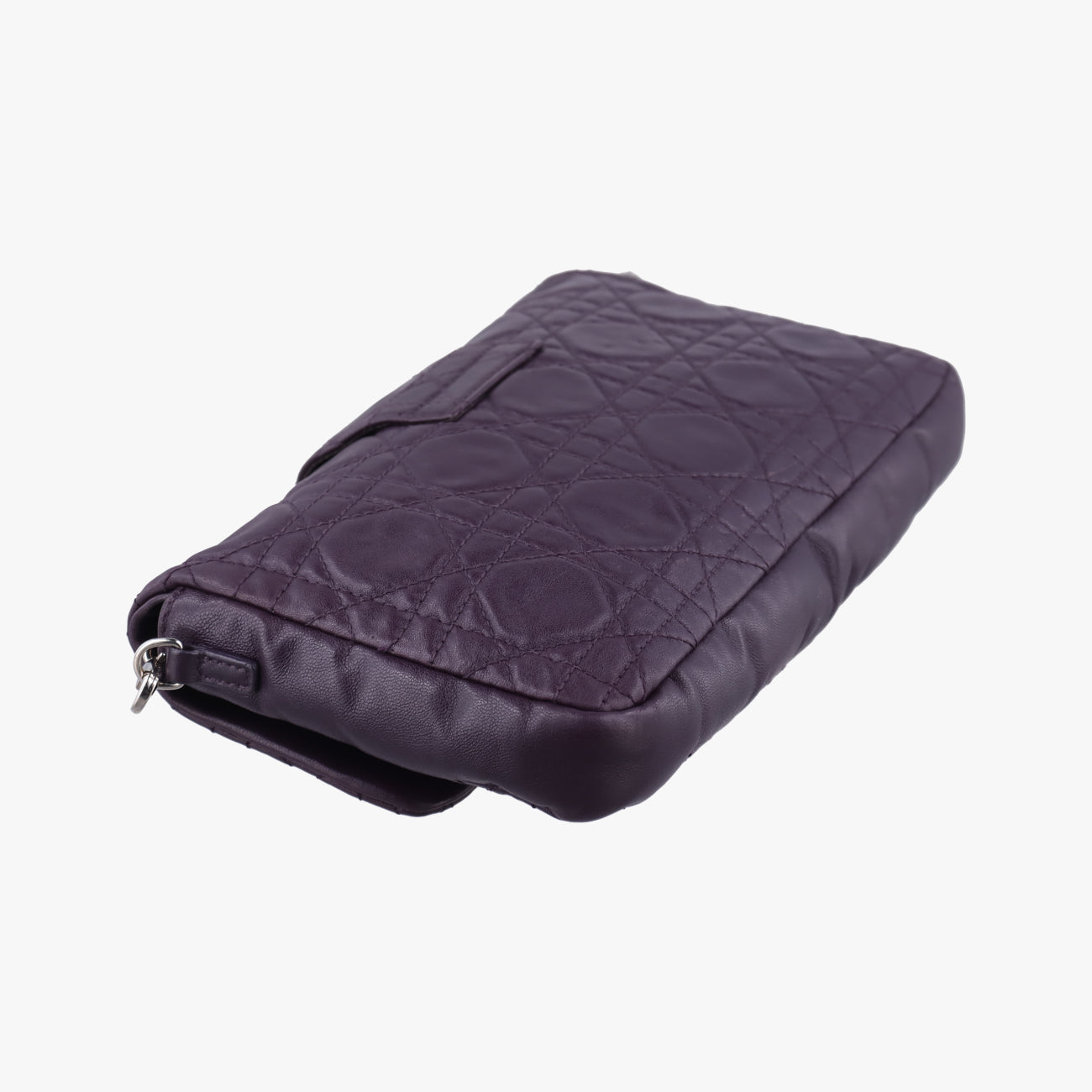 Miss Dior Cannage New LockDark Purplelambskin07-LU-0130ミスディオール カナージュ ニューロックダークパープルラムスキン07-LU-0130