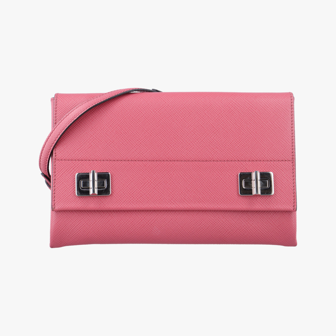 Small Double TurnlockPinkSAFFIANO LeatherBT955X7 Lスモール ダブル ターンロックピンクサフィアーノレザーBT955X7 L