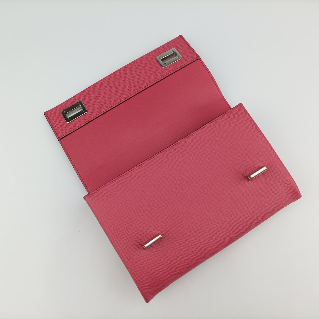 Small Double TurnlockPinkSAFFIANO LeatherBT955X7 Lスモール ダブル ターンロックピンクサフィアーノレザーBT955X7 L